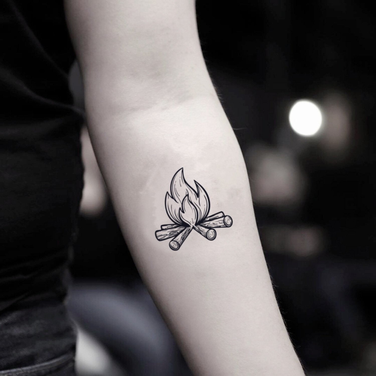 campfire tattoo