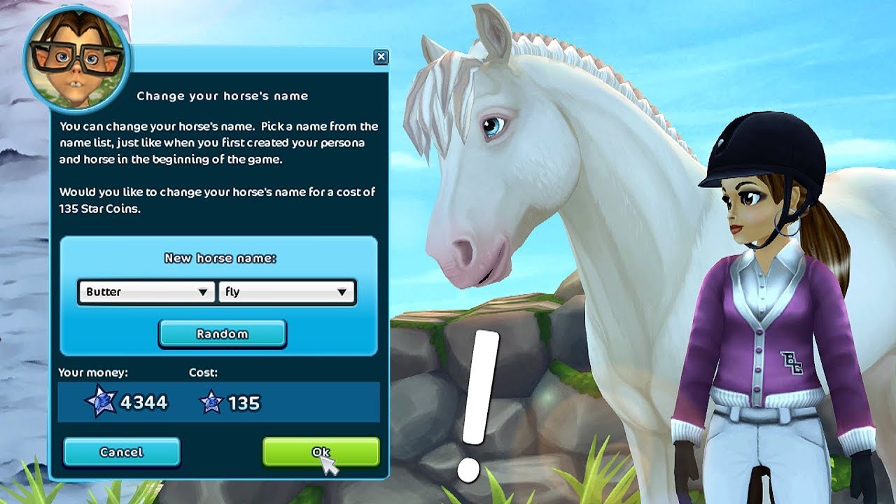 can you change your name in star stable