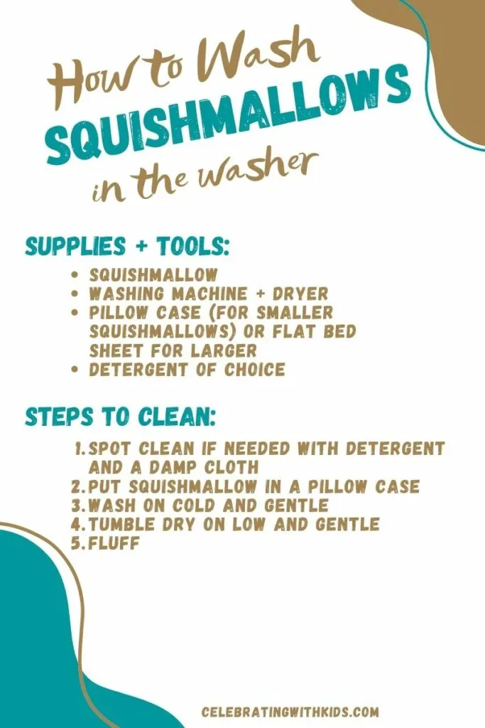 can you hand wash squishmallows