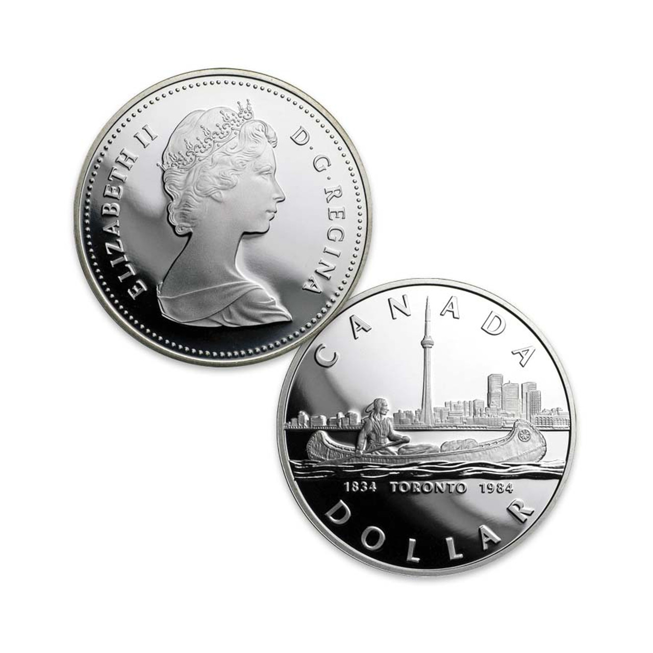 canadian 1984 silver dollar