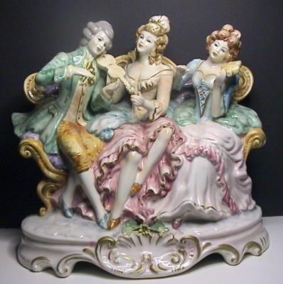 capodimonte porcelain figurines