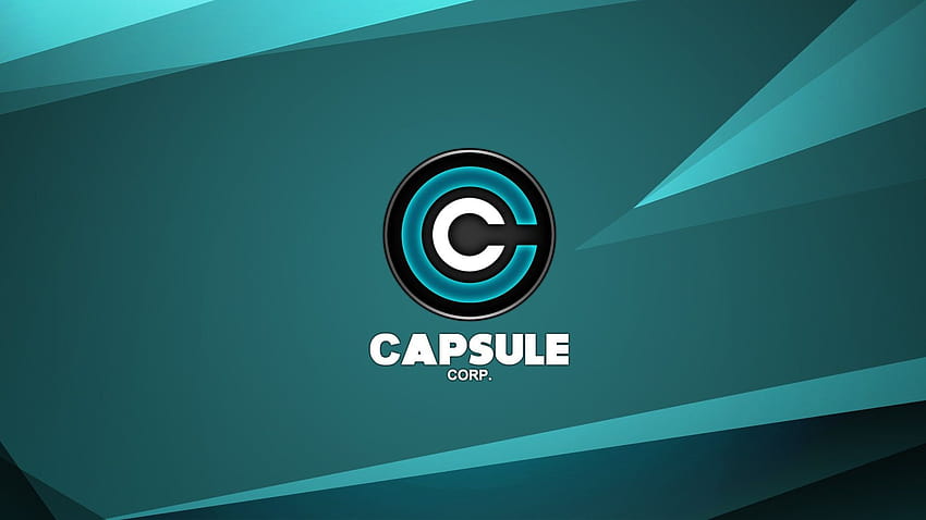 capsule corp logo wallpaper