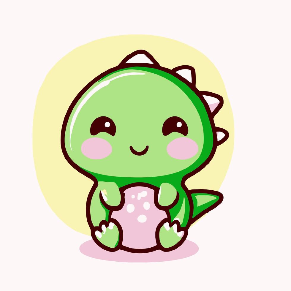 cartoon cute dinosaur