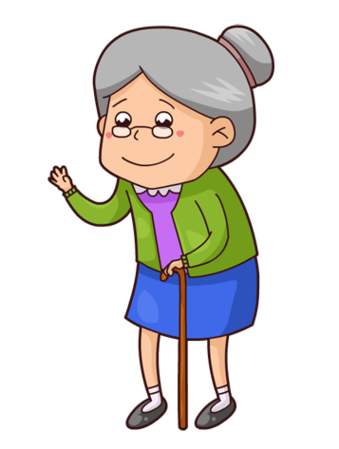 cartoon grandma