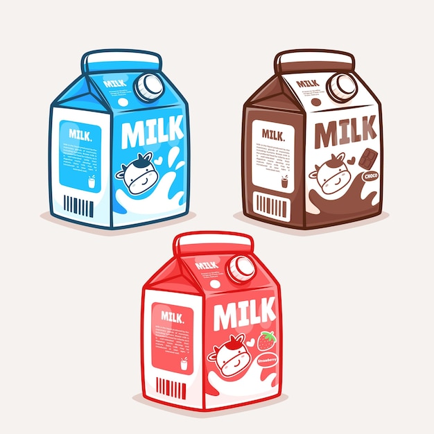 cartoon milk carton