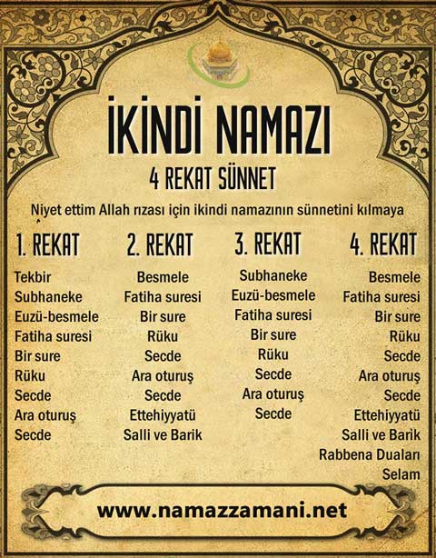 ikindi namazı van