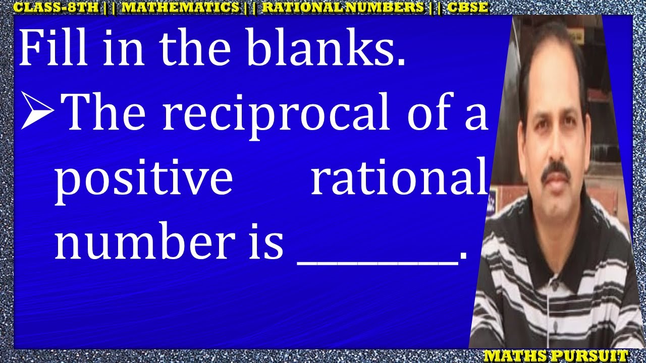 the reciprocal of positive rational number is