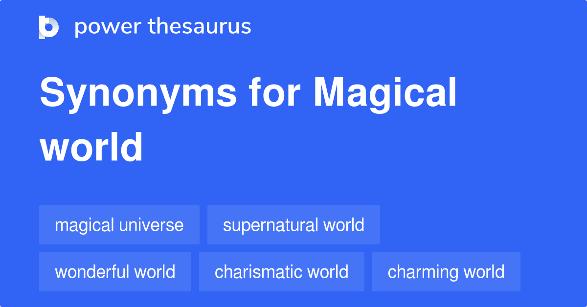 synonyms of magical