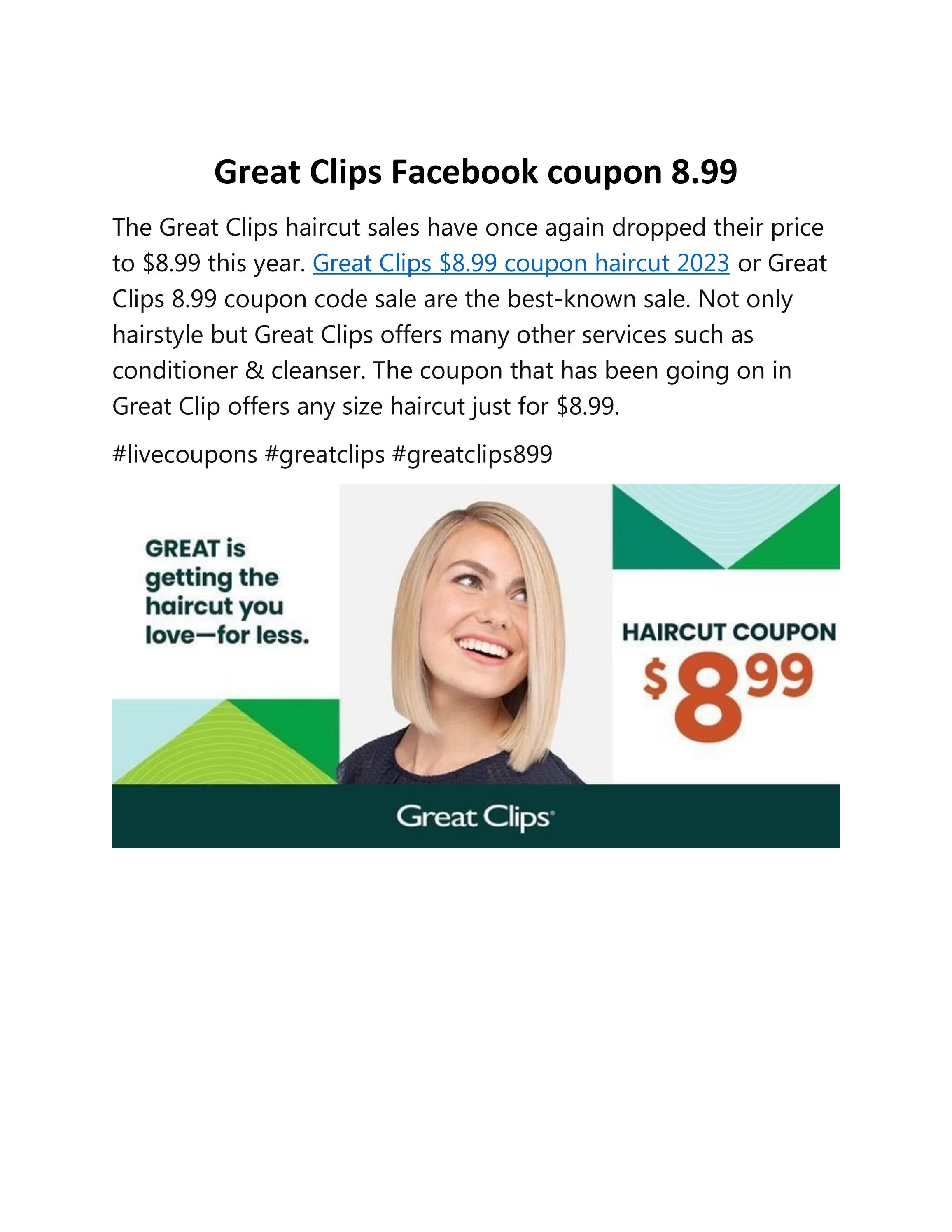 great clips coupon code