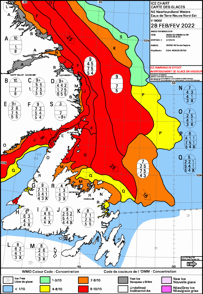 ice charts nl