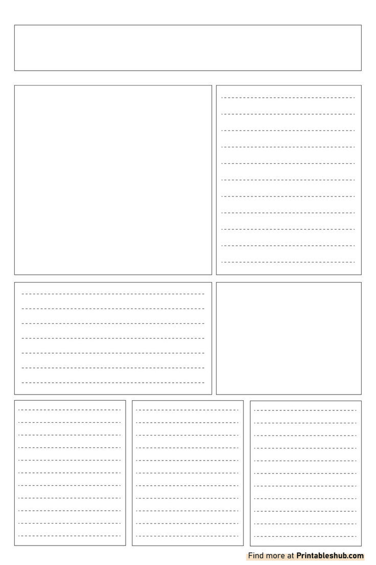 blank newspaper template