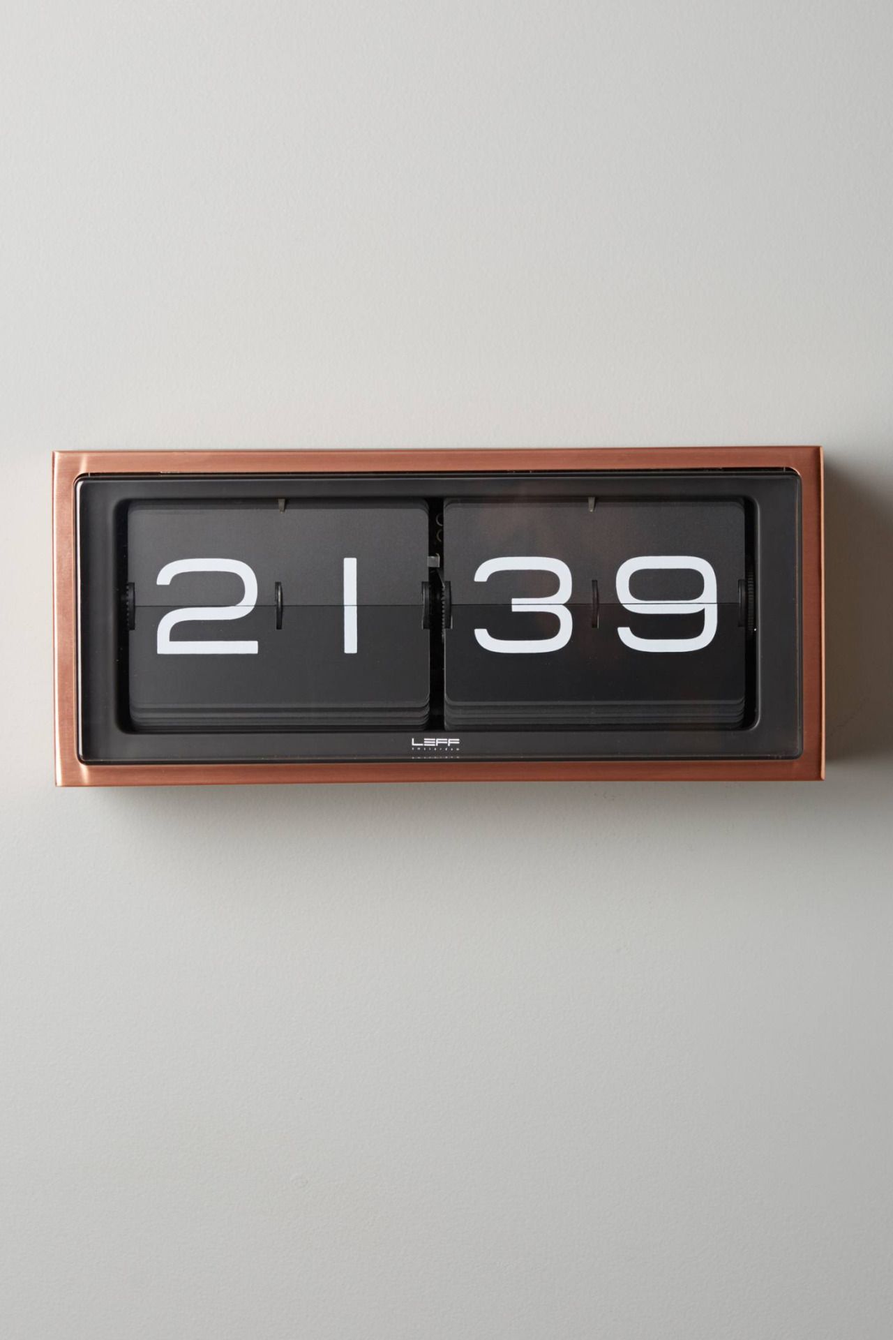 vintage digital wall clock