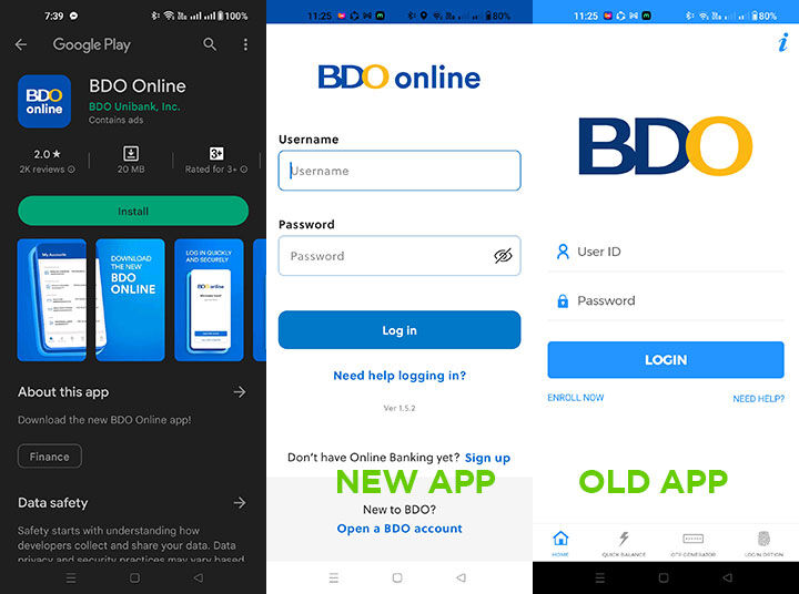 bdo online banking