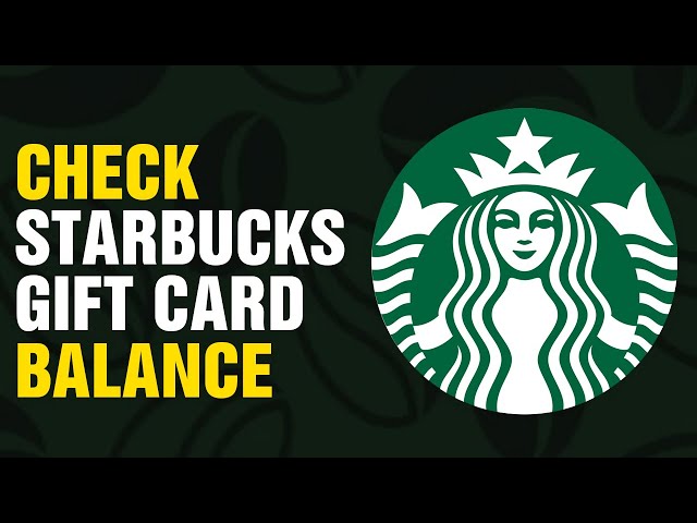 starbucks card balance