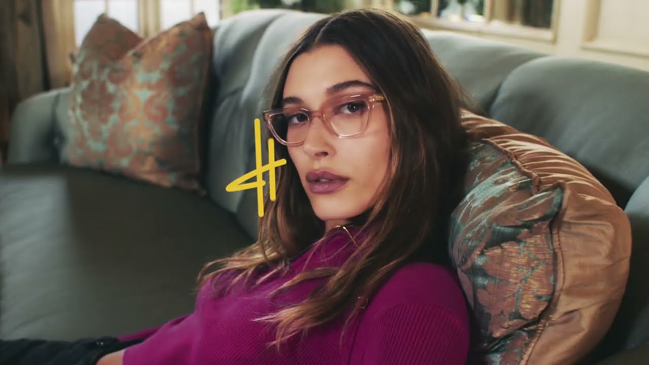 hailey bieber vogue eyewear