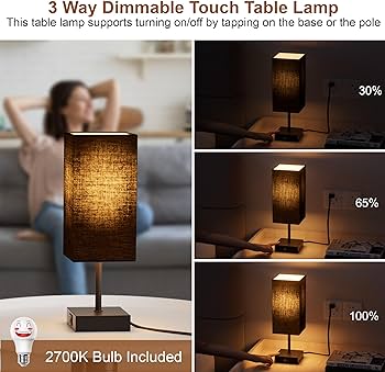 touch nightstand lamps