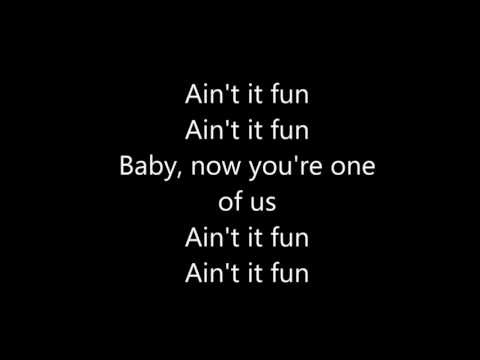 paramore aint it fun lyrics