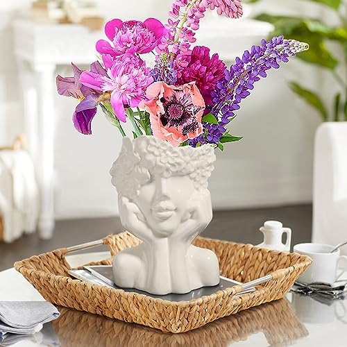 ceramic flower vase