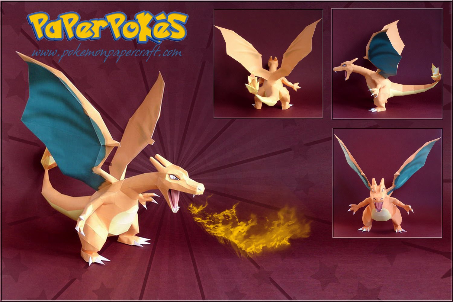 charizard papercraft