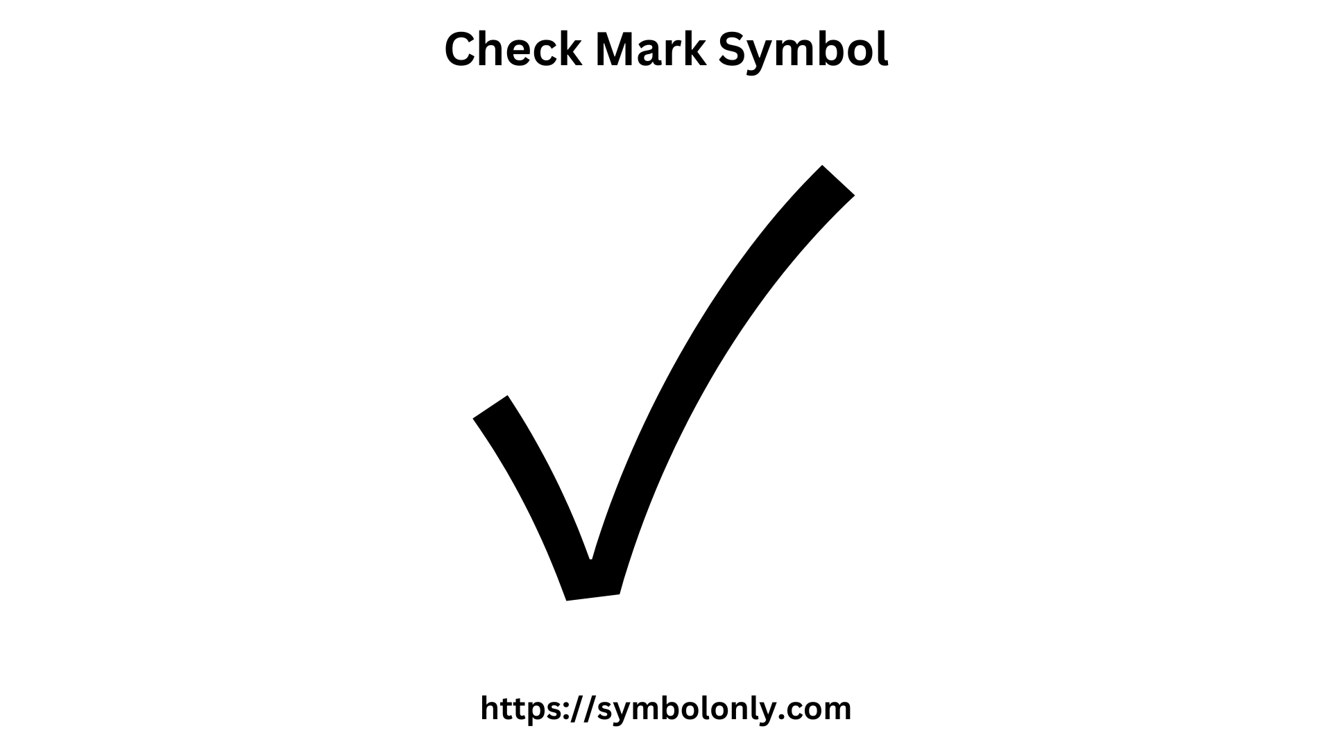 check mark symbol copy paste