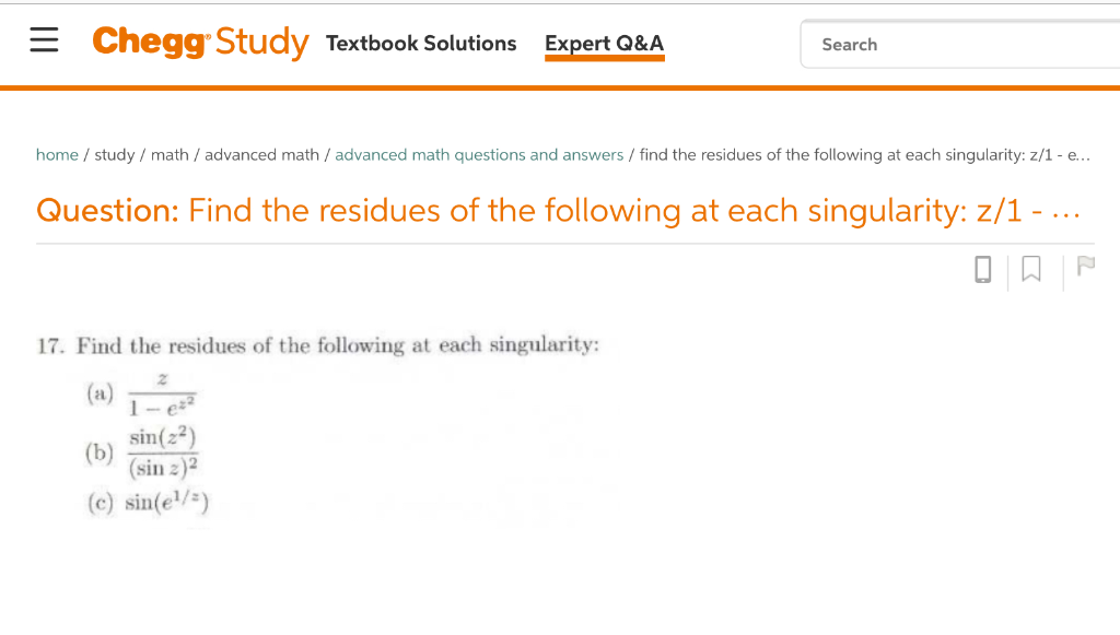 chegg questions solving