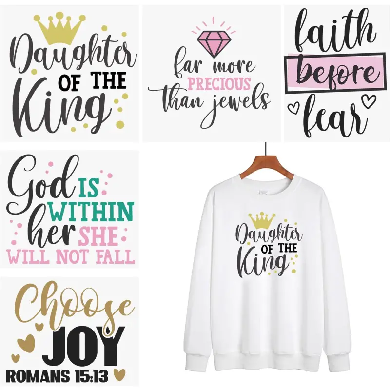 christian transfers for t-shirts