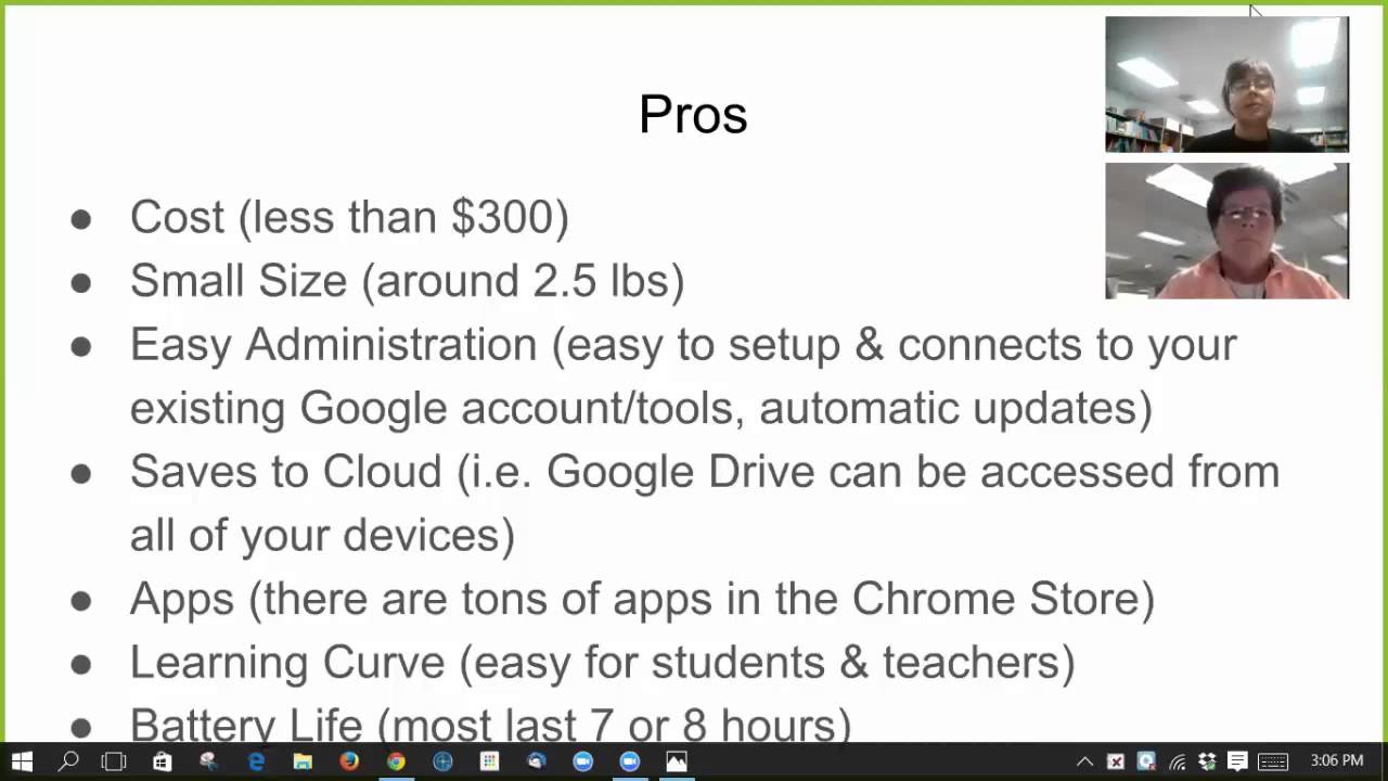 chromebook pros and cons