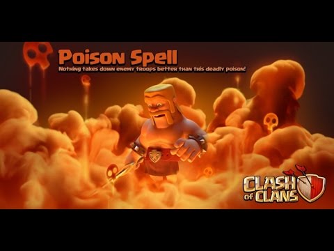 clash of clans poison spell