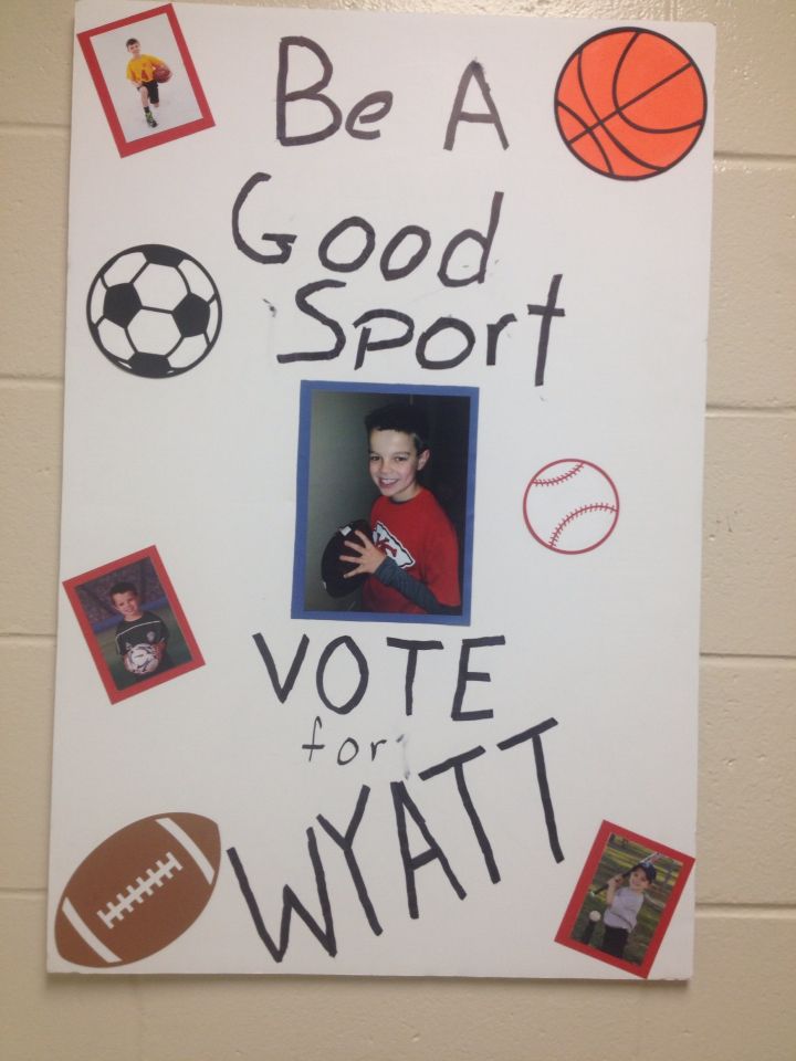 class president poster ideas elementary