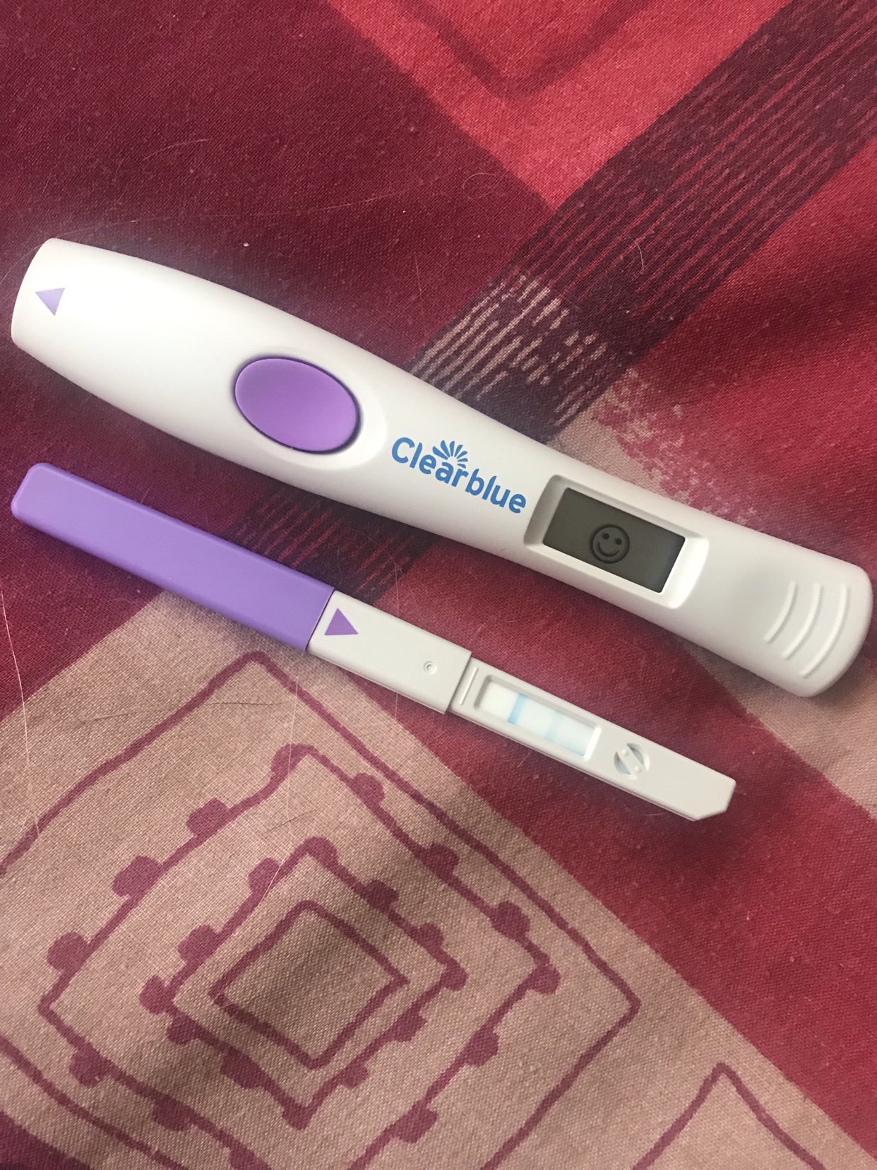 clear blue ovulation smiley face