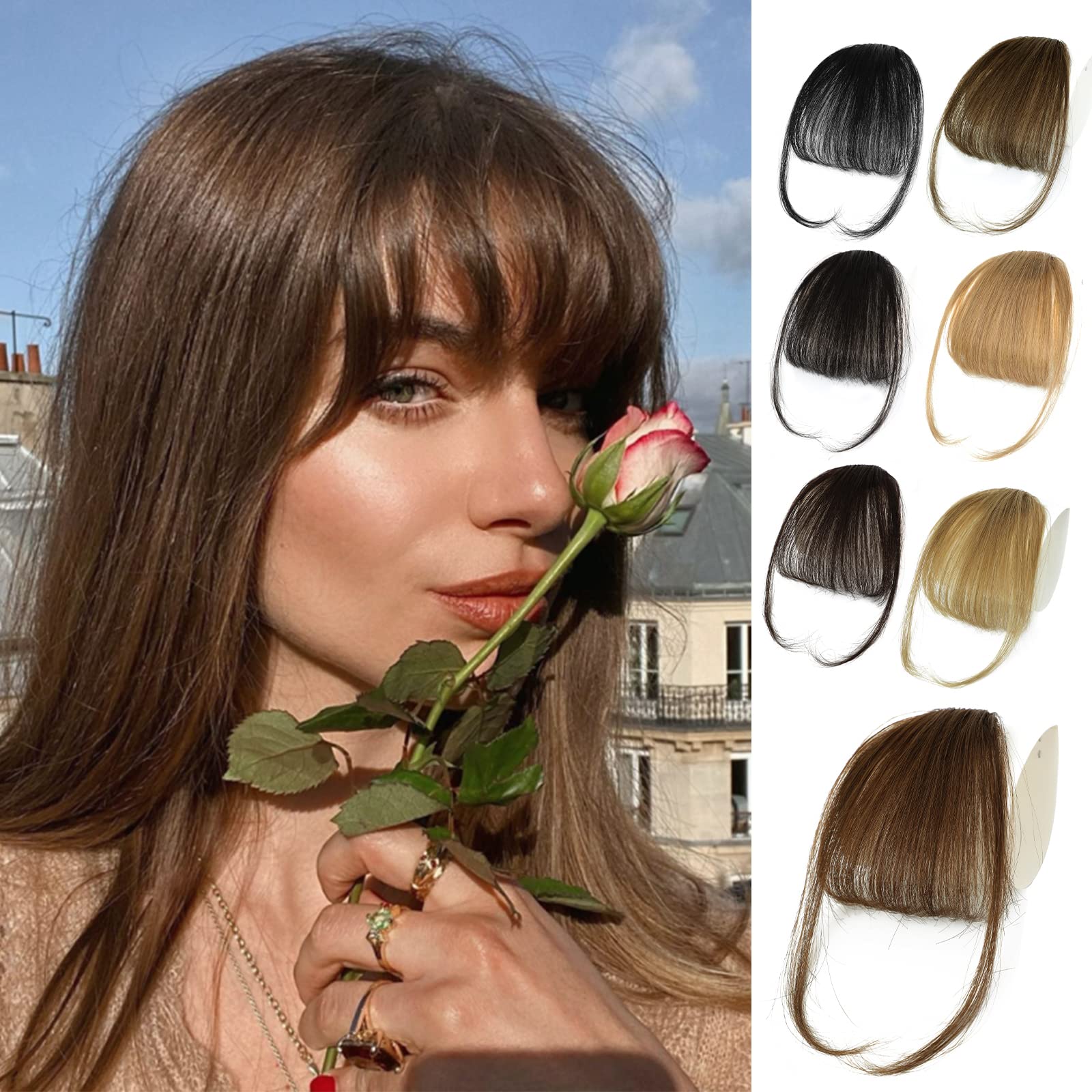 clip in fringe bangs human hair