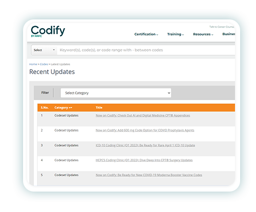 codify aapc login