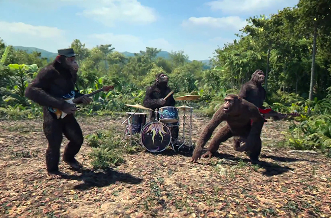 coldplay monkey