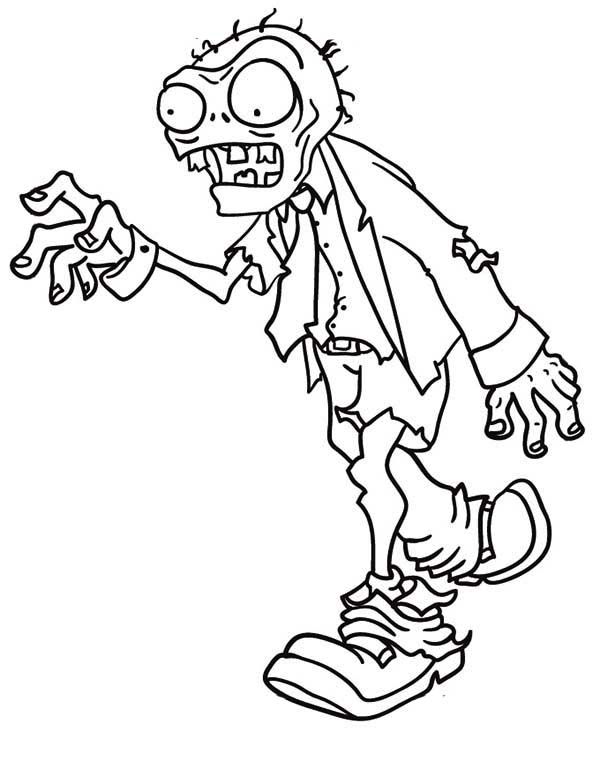 coloring pages of zombies