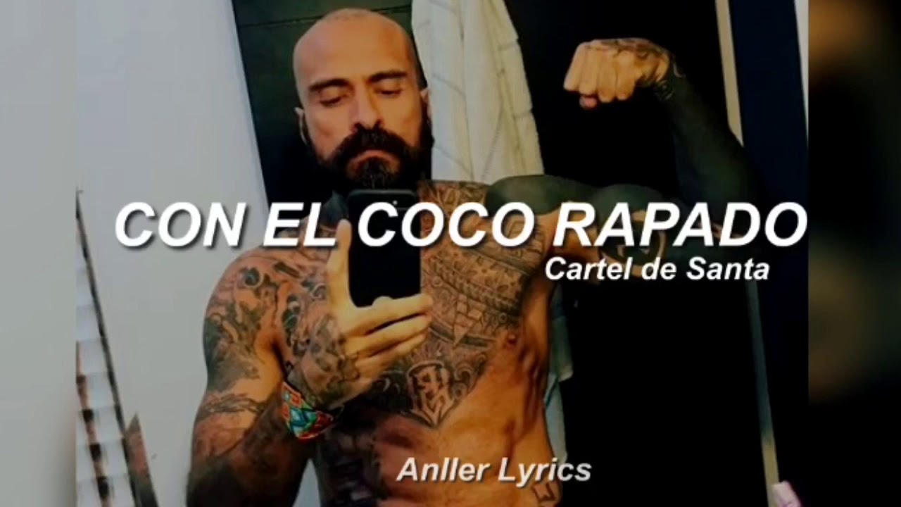 con el coco rapado letra