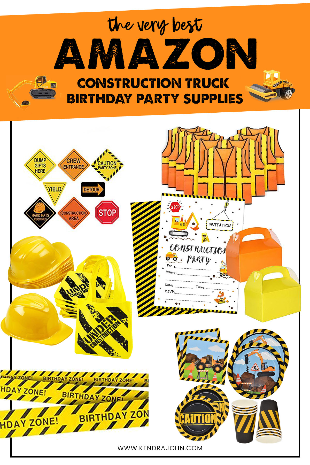 construction party supplies