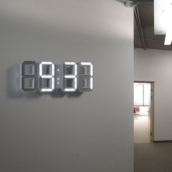 contemporary kitchen clock