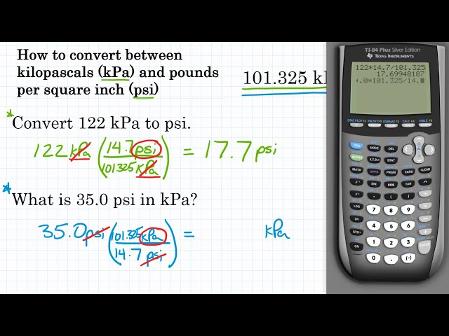 convert psi to kpa