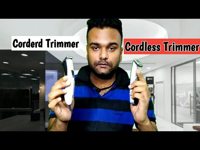 corded and cordless trimmer meaning