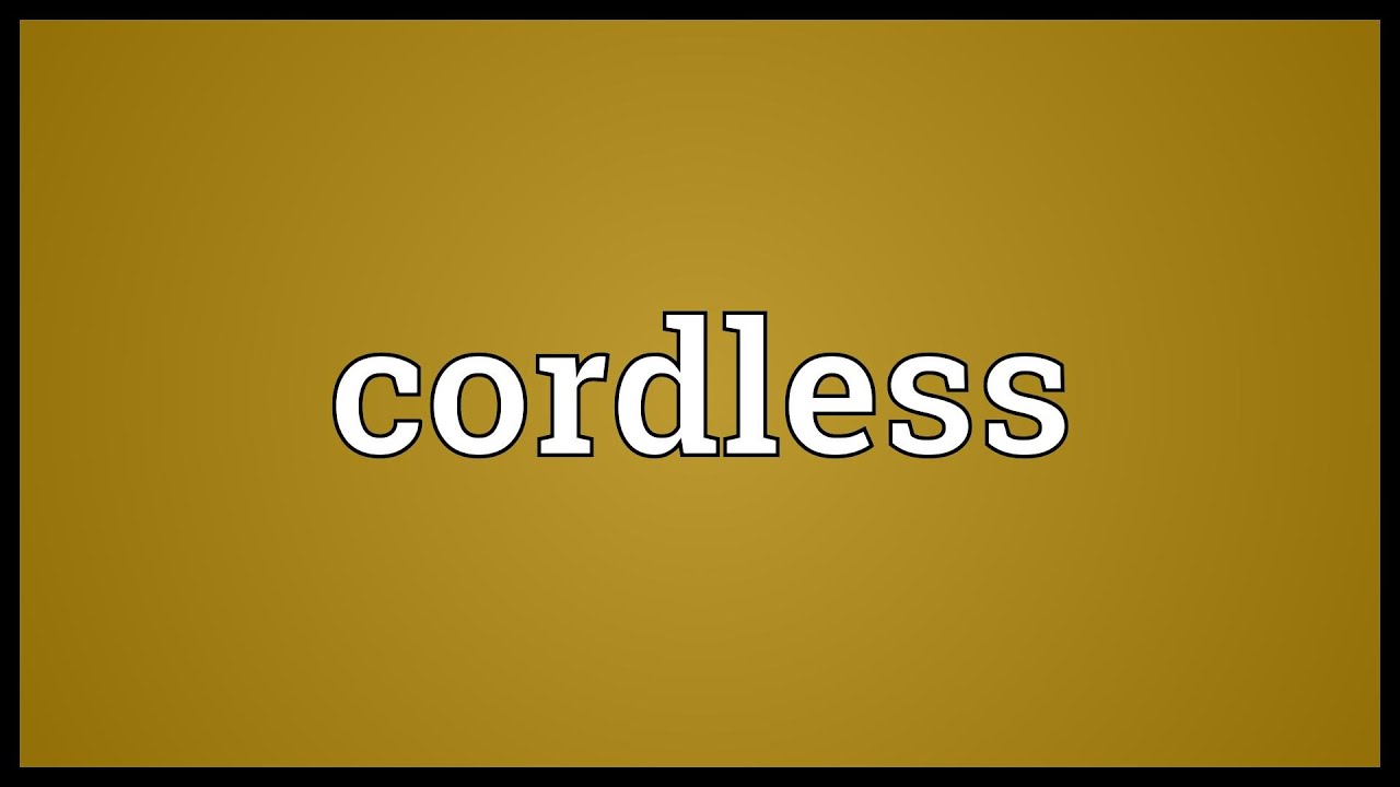 cordless meaning in hindi