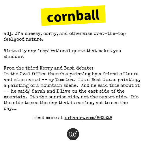 corny urban dictionary