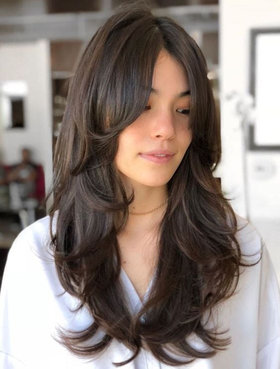 corte de cabello en capas para mujeres