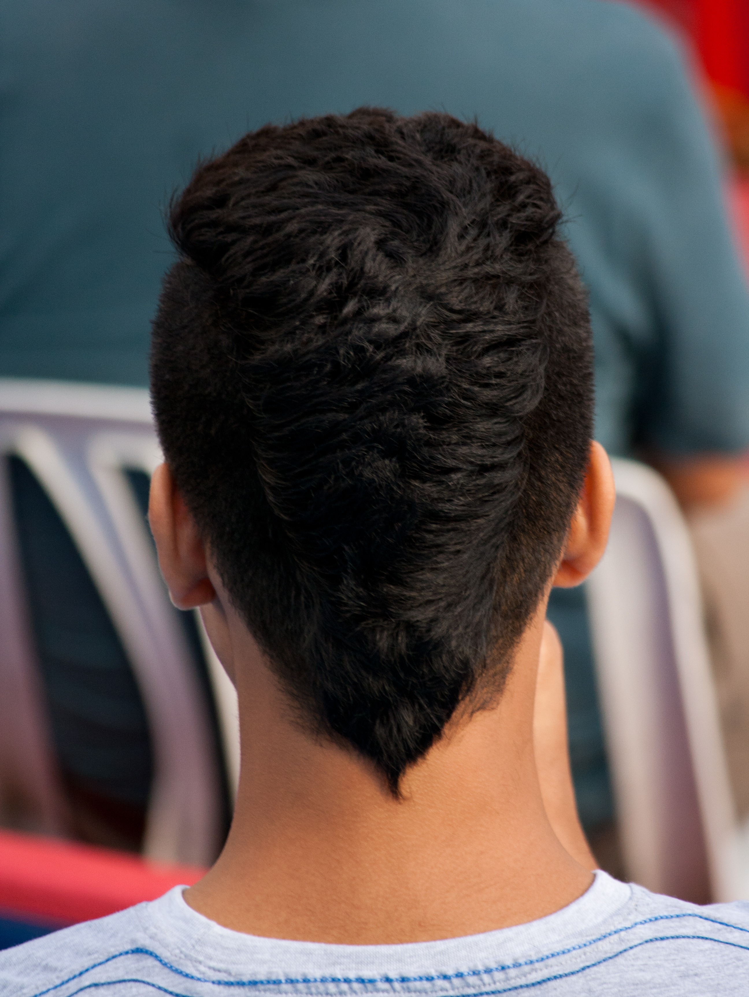 corte de cabello en v hombre