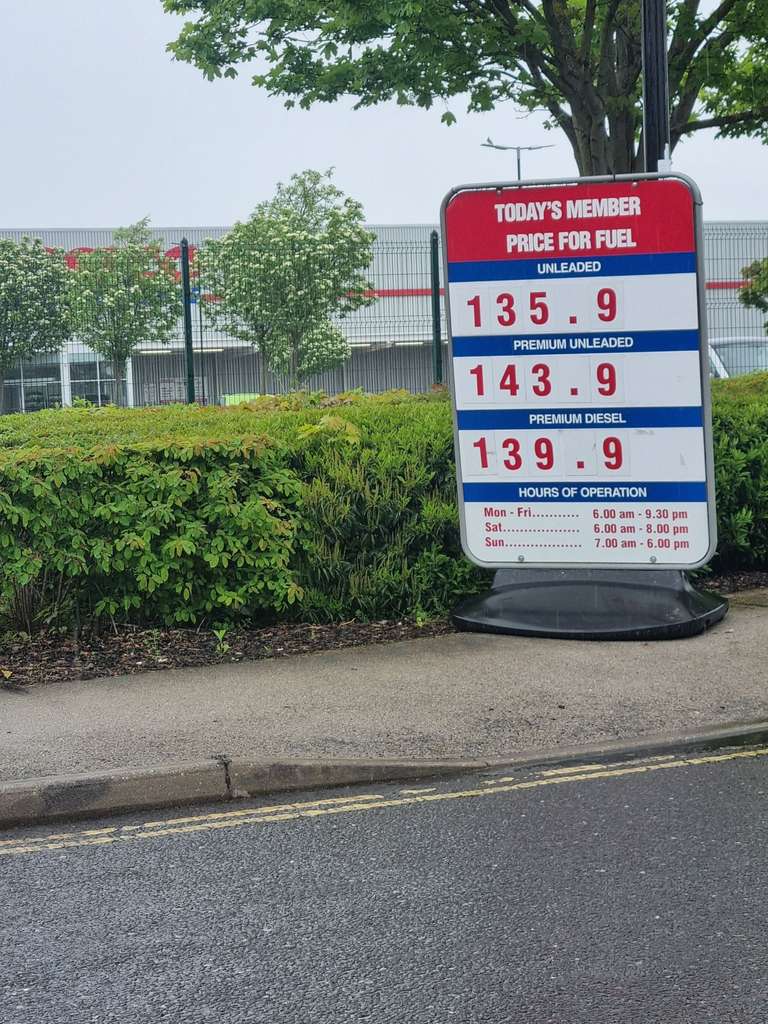 costco trafford fuel prices