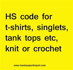 cotton shirts hs code