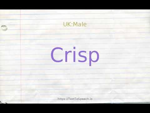 crisp antonym