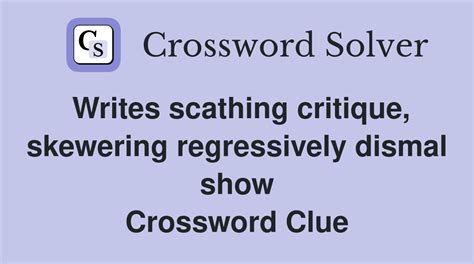 criticize crossword clue