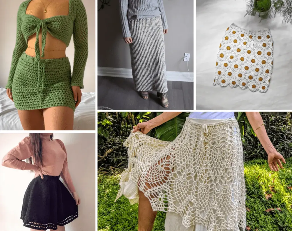 crochet patterns for skirts