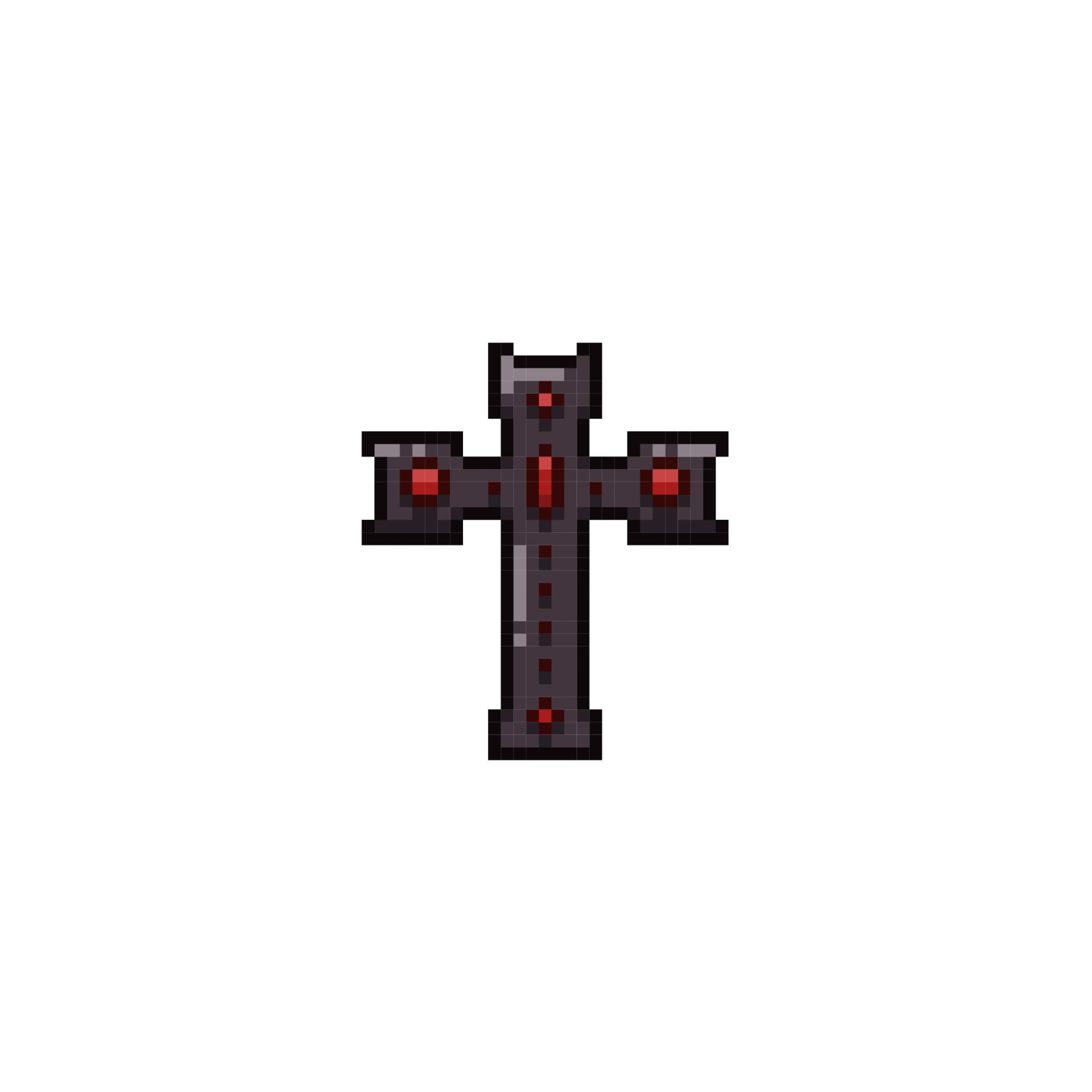 cross pixel art