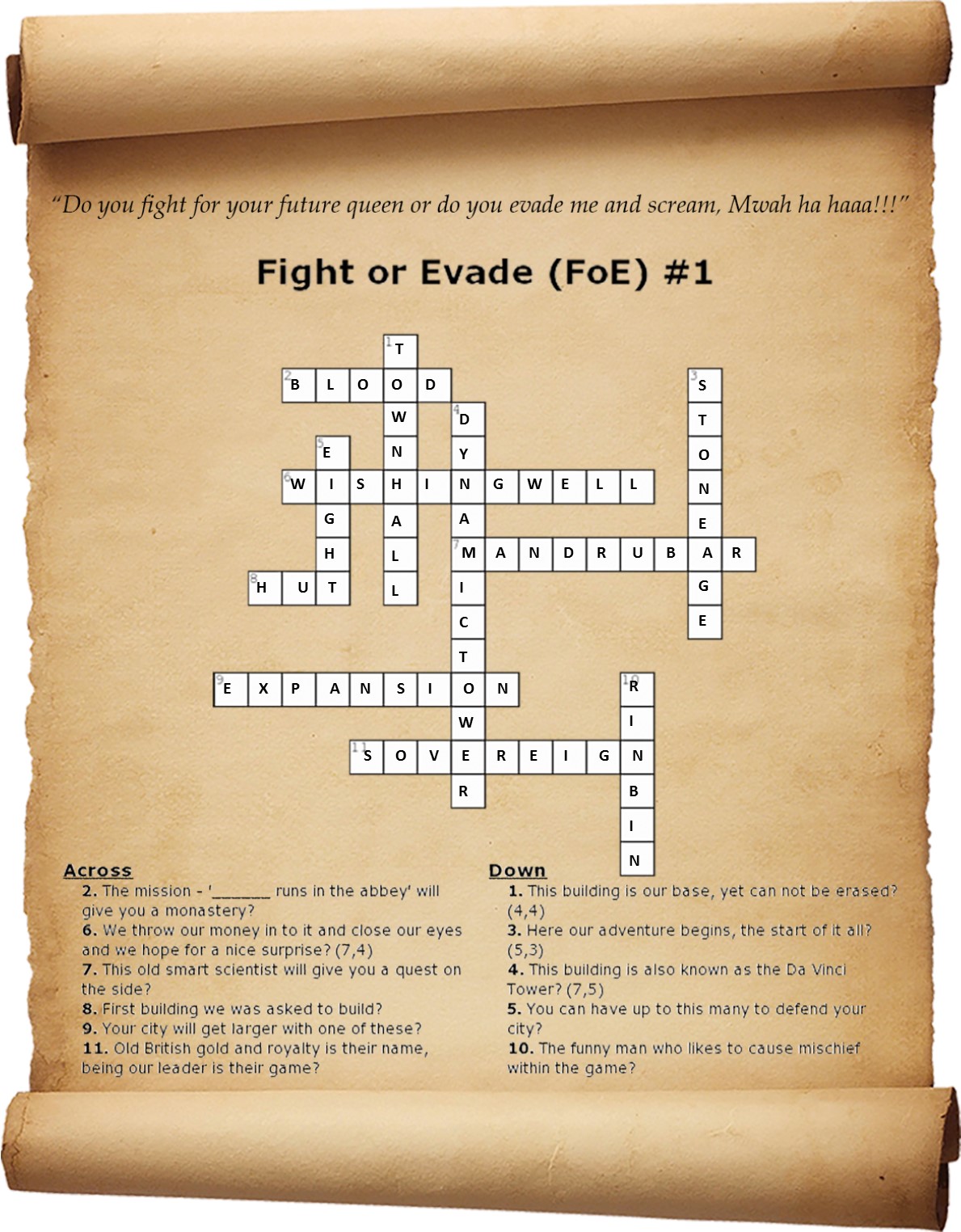 crossword clue evade